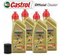 KIT TAGLIANDO 4LT OLIO CASTROL POWER 1 15w50 + FILTRO DUCATI 996 SPS 1999