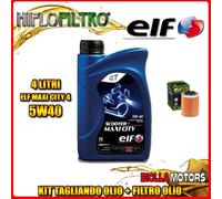 KIT TAGLIANDO 4LT OLIO ELF MAXI CITY 5W40 APRILIA RSV 1000 SL Mille 1000CC 2000-