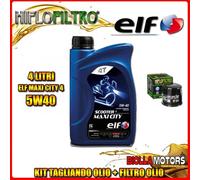 KIT TAGLIANDO 4LT OLIO ELF MAXI CITY 5W40 YAMAHA FZ6R (USA) 36P 600CC 2009-2016