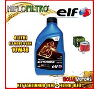 KIT TAGLIANDO 4LT OLIO ELF MOTO 4 SBK 10W40 HONDA CB1100 RC,RD SC08 1100CC 1982-