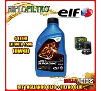 KIT TAGLIANDO 4LT OLIO ELF MOTO 4 SBK 10W40 HONDA PC800 Pacific Coast 800CC 1995