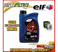 KIT TAGLIANDO 4LT OLIO ELF MOTO TECH 10W50 BMW R850 GS Boxer 850CC 1999- + FILTR