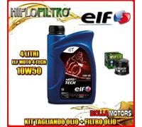 KIT TAGLIANDO 4LT OLIO ELF MOTO TECH 10W50 SUZUKI GSX-R600 WN,WP 600CC 1992-1993
