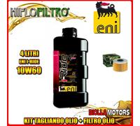 KIT TAGLIANDO 4LT OLIO ENI I-RIDE 10W60 TOP SYNTHETIC HONDA SXS1000 Pioneer 1000