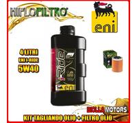 KIT TAGLIANDO 4LT OLIO ENI I-RIDE 5W40 TOP SYNTHETIC APRILIA RSV 1000 SP Mille 1