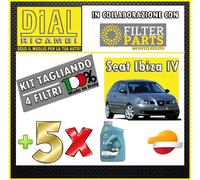Kit Tagliando-4PZ+ 5LT 5W30 SEAT IBIZA IV 1.9 TDI (EURO 3) ATD/AXR -74 KW /101HP