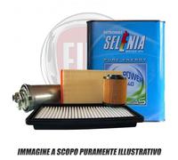 KIT TAGLIANDO 5 LT OLIO+3 FILTRI FIAT MULTIPLA 1.6 NATURAL POWER 70KW dal 2004