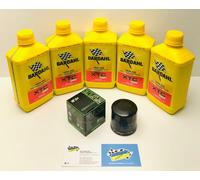 Kit Tagliando 5 LT Olio Bardhal XTC C60 15W-50 + FILTRO OLIO (X TUTTE LE MOTO)