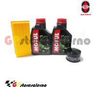 KIT TAGLIANDO 5100 10W40 FILTRO OLIO ARIA GILERA 500 NEXUS E3 2009