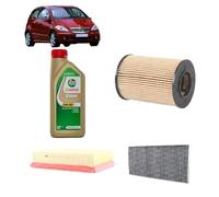 Kit tagliando + 5L olio Edge 5W30 LL per Classe A W169 A150/A160/A170/A180/A200 benzina (2004-2012)