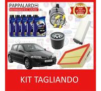 KIT TAGLIANDO + 5LT OLIO ELF 5W30 per RENAULT MEGANE II SCENIC II 1.5 DCI
