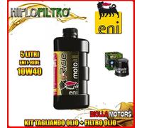 KIT TAGLIANDO 5LT OLIO ENI I-RIDE 10W40 SYNTHETIC TECH YAMAHA XVZ13 TF Royal Sta