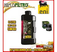 KIT TAGLIANDO 5LT OLIO ENI I-RIDE 5W40 TOP SYNTHETIC YAMAHA XVZ13 TF Royal Star