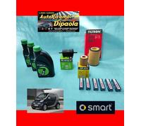KIT TAGLIANDO + 6 CANDELE SMART COUPE CABRIO 450 (98-07) 0.7 700 BENZINA 3L 5W30