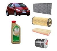Kit tagliando + 6L olio Edge 5W30 LL 5W30 per W169 A160CDI/A180CDI/200CDI (2004-2012)