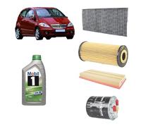 Kit tagliando + 6L olio Mobil 5W30 per W169 A160CDI/A180CDI/200CDI (2004-2012)