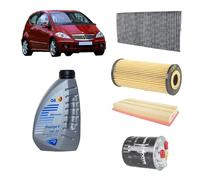Kit tagliando + 6L olio Q8 5W30 per W169 A160CDI/A180CDI/200CDI (2004-2012)
