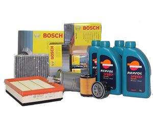 KIT TAGLIANDO 7 LT OLIO 10W40 TEXACO + FILTRO OLIO BOSCH PAJERO I - II L200