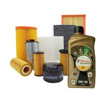 KIT TAGLIANDO 7 LT OLIO TOTAL INEO 0W30+4 FILTRI PEUGEOT BOXER III 2.2 BlueHdi