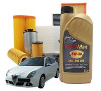 Kit Tagliando Alfa Giulietta 1.6 Jtdm 16v 105cv 77kw Dal 2010 5lt Speed Max 5w30
