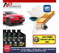 UFI Filters, Filtro Aria 30.A74.00, Filtro Aria per Ricambio, Adatto a Auto, Applicabile su Modelli di Alfa Romeo Giulia e Stelvio