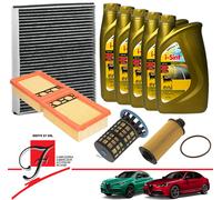 KIT TAGLIANDO ALFA ROMEO STELVIO E GIULIA 2.2 JTDM 4 FILTRI OLIO ENI 0W20