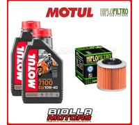KIT TAGLIANDO APRILIA 650 Pegaso Cube 2000 FILTRO OLIO MOTUL 7100 10W40 2x104091