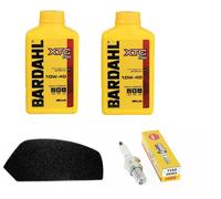 KIT TAGLIANDO APRILIA LEONARDO 250- 300 BARDAHL 10W40 FILTRO ARIA CANDELA 2003