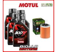 KIT TAGLIANDO APRILIA RSV 1000 Mille 2000 FILTRO OLIO MOTUL 300V 10W40 4x104118+