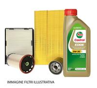 KIT TAGLIANDO AUDI A4 8KH/8K2/8K5-A5 8T3/8F7/8TA- Q5 8RB 2.0 TDI DAL 2007-2017