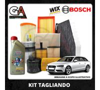 Kit tagliando Audi A4 B8 8K 2.0 tdi olio Castrol Edge fst titanium 5w-30 5 litri