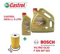 Kit tagliando AUDI A4 B8 e AUDI A4 B8 Avant con BOSCH 5W30