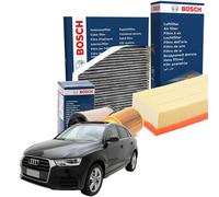 Kit Tagliando Audi Q3 Filtri Aria, Olio, Carburante e Abitacolo