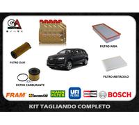 KIT TAGLIANDO AUDI Q7 (4L) 3.0 TDI 233CV 171KW DAL 03/2006 + CASTROL EDGE 5W30