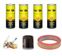 KIT TAGLIANDO AUTO EPOCA FIAT 127 1.0 SPORT 70 CV HP FILTRI + OLIO + CANDELE.