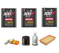KIT TAGLIANDO AUTO EPOCA UNO TURBO 1.3 1.4 i.e. FILTRI+OLIO 10W40 RACING+CANDELE