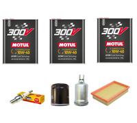 KIT TAGLIANDO AUTO EPOCA UNO TURBO 1.3 i.e. 99 CV FILTRI+OLIO MOTUL+CANDELE