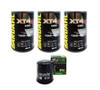 KIT TAGLIANDO BARDAHL XT4S 10W40 3 LT FILTRO HF303 ACCESS 450 Warrior 03BD32F4