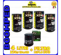 KIT TAGLIANDO BARDAHL XT4S 10W40 4 L FILTRO 303 KAWASAKI ZX 600 E1-E9 04BD32F4