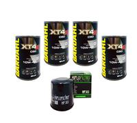 KIT TAGLIANDO BARDAHL XT4S 10W40 4 L FILTRO 303 KAWASAKI ZX 600 J1-J2 04BD32F4