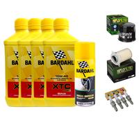 KIT/TAGLIANDO BARDAHL XTC 10W40 FILTRO OLIO ARIA CANDELE SPRAY SUZUKI GSX 750