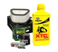 Kit tagliando Bardahl XTC 10W40 filtro olio aria HF138 HFA3907 candele CR9EIA-9