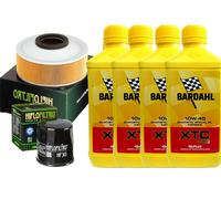 KIT TAGLIANDO BARDAHL XTC 10W40 FILTRO OLIO ARIA KAWASAKI VN 800 DRIFTER 2001 02