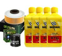 KIT TAGLIANDO BARDAHL XTC 10W40 FILTRO OLIO ARIA KAWASAKI VN 800 VULCAN 1995 02