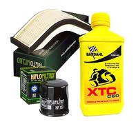 KIT TAGLIANDO BARDAHL XTC 10W40 FILTRO OLIO ARIA KAWASAKI ZX-10R NINJA 2006/2007