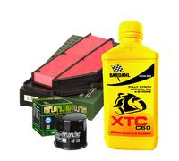 Kit tagliando Bardahl XTC 10W40 filtro olio aria Suzuki GSR 600/750