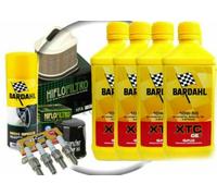 KIT TAGLIANDO BARDAHL XTC 10W50 FILTRO OLIO ARIA CANDELE SPRAY Z 750 2007/2010