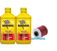 KIT TAGLIANDO BARDAHL XTC C60 10W-50 OFF ROAD+FILTRO SUZUKI RMX 450 Z '10/17