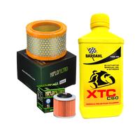 Kit tagliando Bardahl XTC C60 10W40 filtro olio aria HifloFiltro HF151 HFA6102