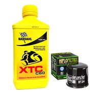 KIT TAGLIANDO BARDAHL XTC C60 10W40 FILTRO OLIO PER YAMAHA MT-07 ABS 2014/2016
